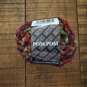 1 Skein - Filatura Di Crosa Pom Pom Yarn Color 9804 50g 60y Wool Acrylic Italy